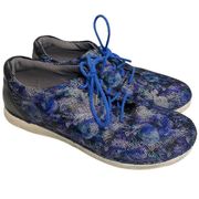 Alegria Womens Essence Winter Garden ESS-314 Blue Sneaker Shoes Size 42 Comfort