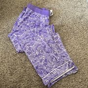 COPY - Nautica sleep pajamas bottoms purple size XL brocades