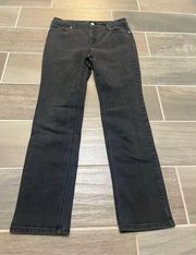 Chicos so lifting black denim jeans size 1 size 30 skinny jeans