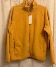 Uniqlo Medium Fleece Full-Zip Jacket - Yellow