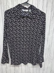 Womens Size 0 & Other Stories Floral Button Down Blouse NWT