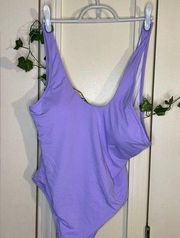 Purple one piece swim