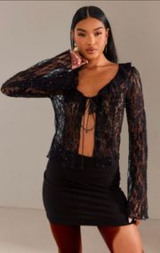 Lace Long Sleeve Shirt