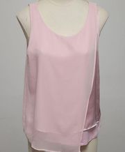 Robert Rodriguez pink mixed media tank size medium