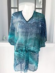 ELAN Beach Swim Coverup Size M