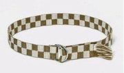 Nwt Universal Thread Women's D Ring Checkered Belt Size Small