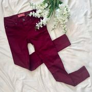 Burgundy Better Butt Skinny Jeans