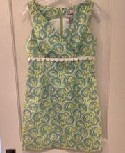 SZ 4 Vintage White Label  (2002) Leaping Lizards Dress Never Worn