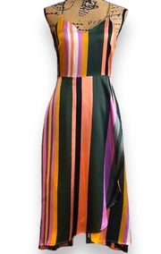 Lost + Wander Dress, Wander Pandora Stripe Dress
Medium Spaghetti Strap Midi, XS