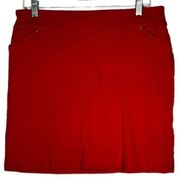 Westport Red Mini Skirt nwot