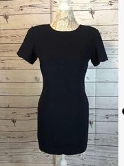 Lord and Taylor petite fitted Navy dress