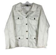For Joseph Women's Plus Size White Jacket Size 1X