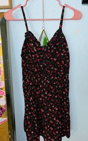 Black and Red Sundress