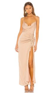 Davis Gown in Nude small