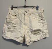 Aeropostale White Denim Shorts