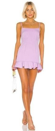 Lovers and Friends Teddy Mini Dress in Lilac Purple