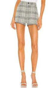 BB Dakota Tweed All About It Textured Short In Misty Jade NWT