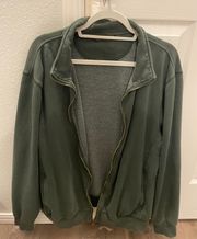 Great Northwest Clothing Company Green Zip Up Jacket