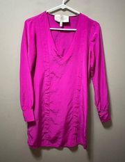 Rory Beca long sleeve silk dress size XS