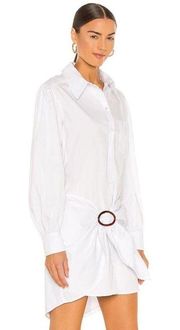 L'Academie x Revolve Gia Dress in White XXS NEW