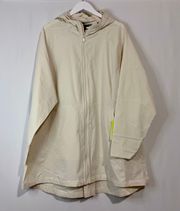 Women’s Plus Size Lightweight Hooded Athletic Jacket Linen NWT