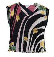 Alberto Makali Crinkle Floral Blouse