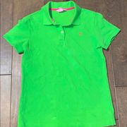 Lilly Pulitzer Bright Green Polo Top