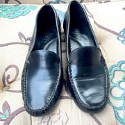Lauren  Women’s Leather loafers 7.5- Black