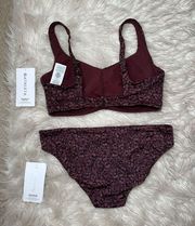 Conscious Crop Bikini Top D-DD and Clean Medium Bikini Bottoms