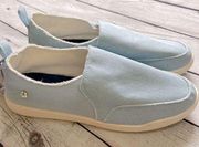 Tommy Bahama Canvas Frayed NWT Washable Slip-On Sneakers