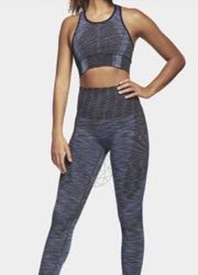 LNDR Small Blue Space Sports Bra