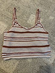 American Eagle Womens Crochet  Tank Top