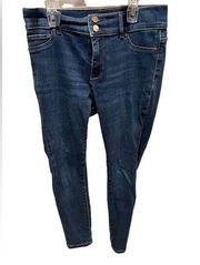 Soho dark wash high waist skinny jeans size 8