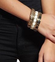 House of Harlow Bangle sunburst‎ pattern bracelet