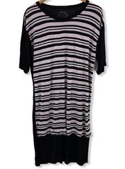 Planet Blue Striped T-shirt Dress New Small