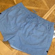 NWT!! Hurley Chambray Dolphin Short Size Large