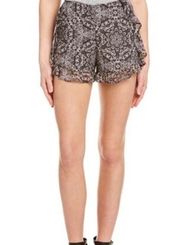 NWT BCBGenerarion Silk Ruffle Shorts women size