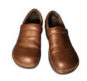 BOC Born Concept Shoes 9 M Peggy Clogs Slip On Comfort brown Leather