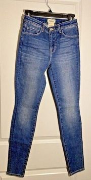 L'AGENCE Women's Marguerite Blue High-Rise Skinny Jeans Size 25‎