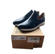 Softwalk Isa Navy Leather Slip On Sneakers