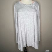 Lysse Grey Long Sleeved Soft Tunic Tee