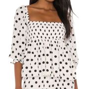 Polka Dot Bettina Babydoll Top