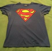 Superman Logo Design Blue T-Shirt