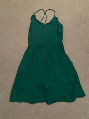 Green Boho Dress