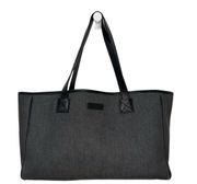 Gray Canvas Tote Bag