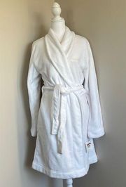 Calvin Klein Shawl Collar Logo Belted Robe​