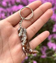 Cow Girl Boot Keychain