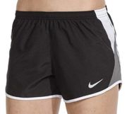 Nike  DRI-FIT 10K Running Shorts in Black/White/Dark Grey/Wolf Grey Size XS