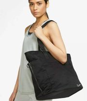 One Luxe Black Tote Gym Bag