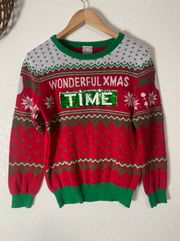 Wine Ugly Holiday Party Christmas Sweater